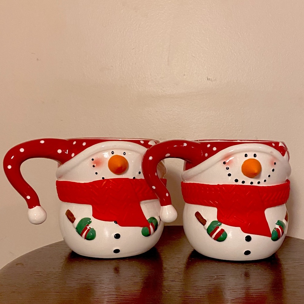 Matching Snowman Mugs